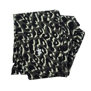 Sweaty Betty Power 7/8 Workout Leggings Leopard Print‎ Green Side Pocket Sz XS